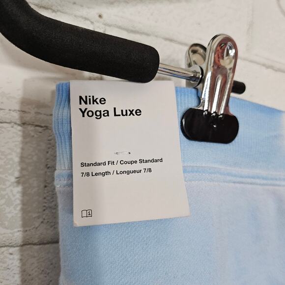 Nike Yoga Luxe Blue Joggers - Picture 10 of 13